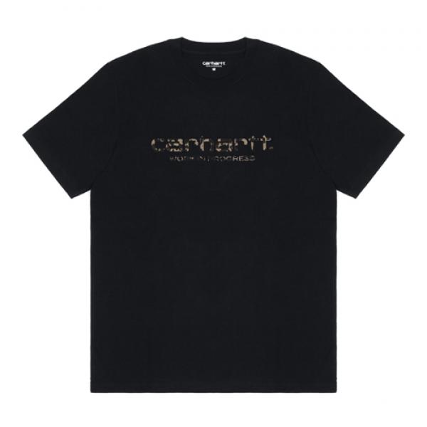 (I017144) WIP SCRIPT T-SHIRT-BLK/CAMO