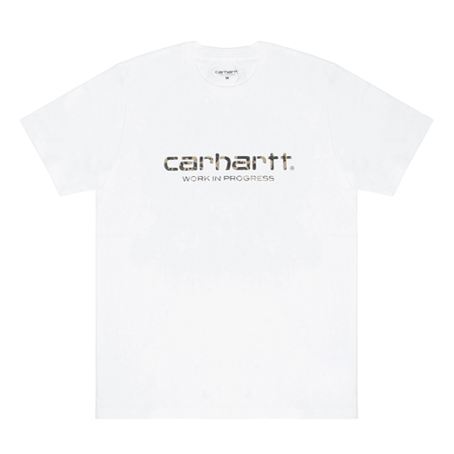 (I017144) WIP SCRIPT T-SHIRT-WHT/CAMO