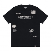 (I021344)WIP S/S ESCAPE SCRIPT T-SHIRT-BLK