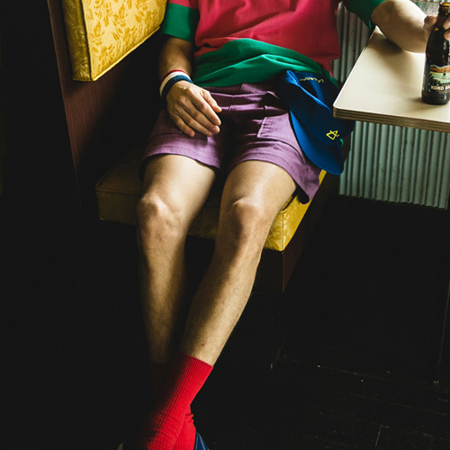 POCKET SHORT PANTS_PURPLE
