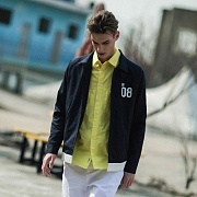 COACH JACKET_NAVY