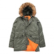 N-3B SLIM FIT PARKA-SAGE*