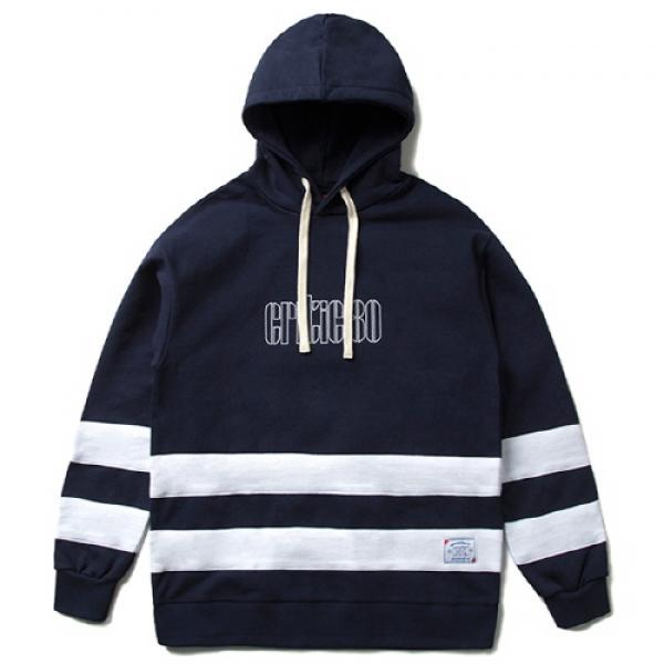 CUT AND HOODIE (NAVY)