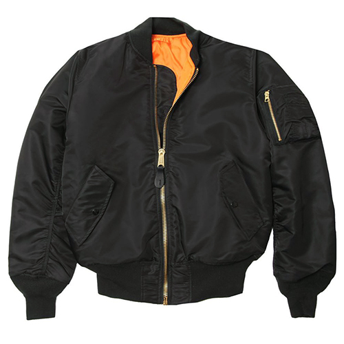 MA-1 FLIGHT JACKET-BLACK*