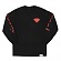 LOW LIFE LONG SLEEVE TEE-BLK