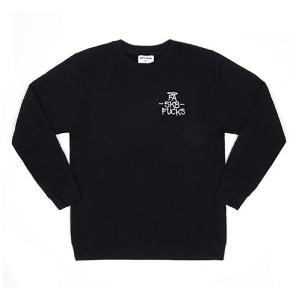 SK8 FUCKS CREW-BLACK