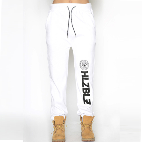 WHO RUN THIS SWEATPANTS-WHITE