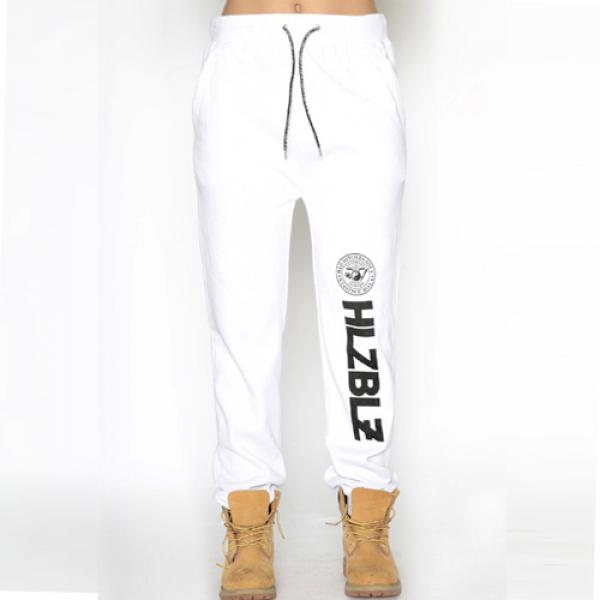 WHO RUN THIS SWEATPANTS-WHITE