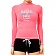 W SWELL RASHGUARD V2-PINK