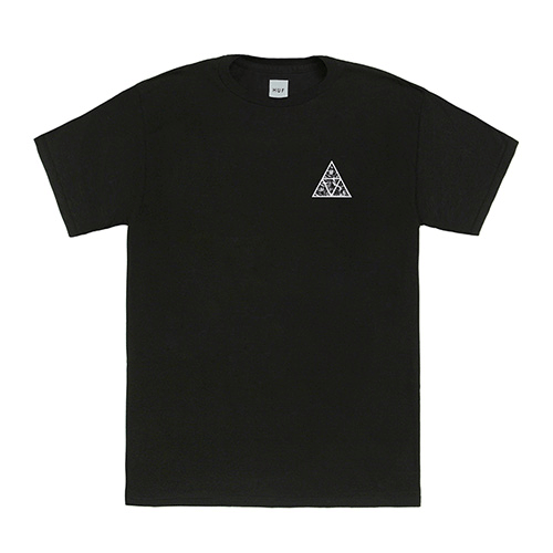 TRIANGLE ROSE SS TEE - BLK
