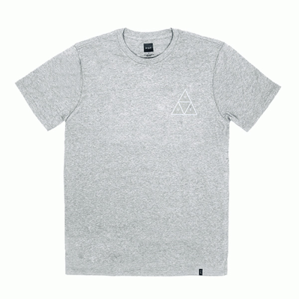 TRIPLE TRIANGLE TEE - GRY(wht)