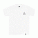 TRIPLE TRIANGLE TEE-WHT(bk print)