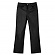 WOMAN SEMI BOOTS CUT COATING PANTS-BLACK