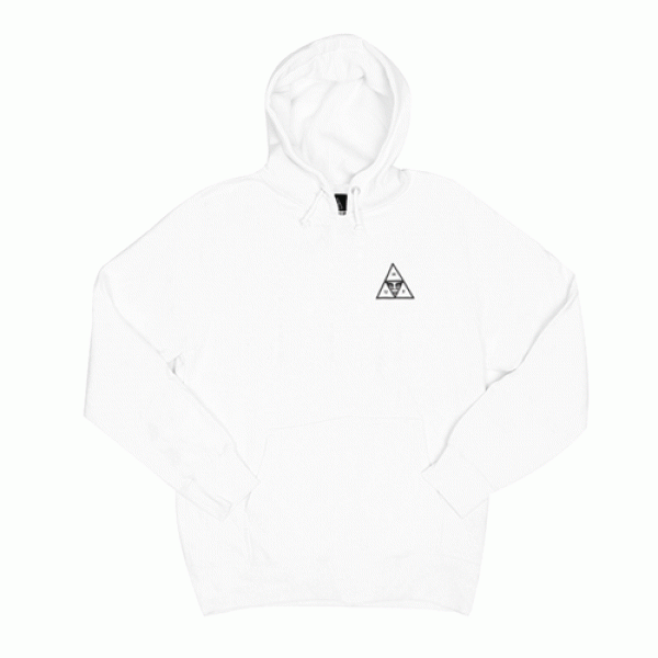 HUF X OBEY TRIP TRIPO HOOD-WHT