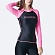 EVE RASHGUARD-BLACK/PINK