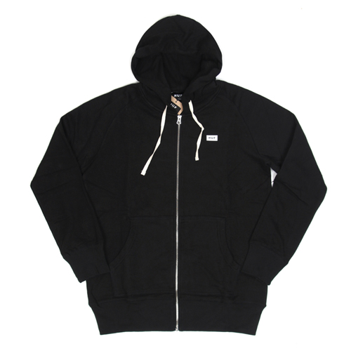 CADET ZIP UP HOOD-BLK