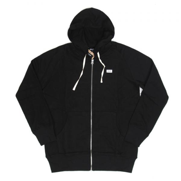 CADET ZIP UP HOOD-BLK