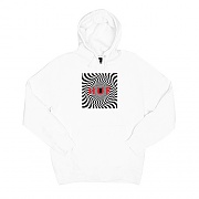 HUF X SPITFIRE BOX LOGO PULLOVER FLEECE-WHT