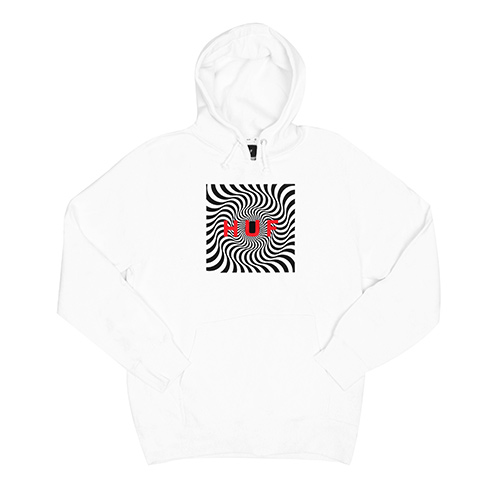 HUF X SPITFIRE BOX LOGO PULLOVER FLEECE-WHT
