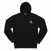 TRIANGLE ROSE PULLOVER HOODIE-BLK