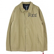 SAME OLD SHIT LOGO COACH JACKT-BEIGE