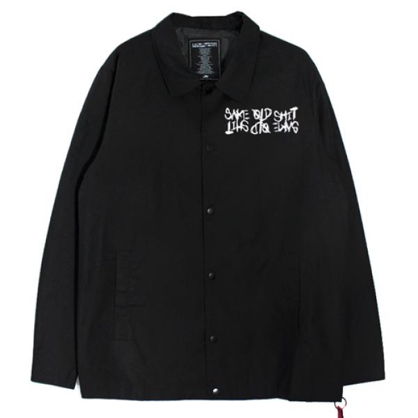 SAME OLD SHIT LOGO COACH JACKT-BLACK