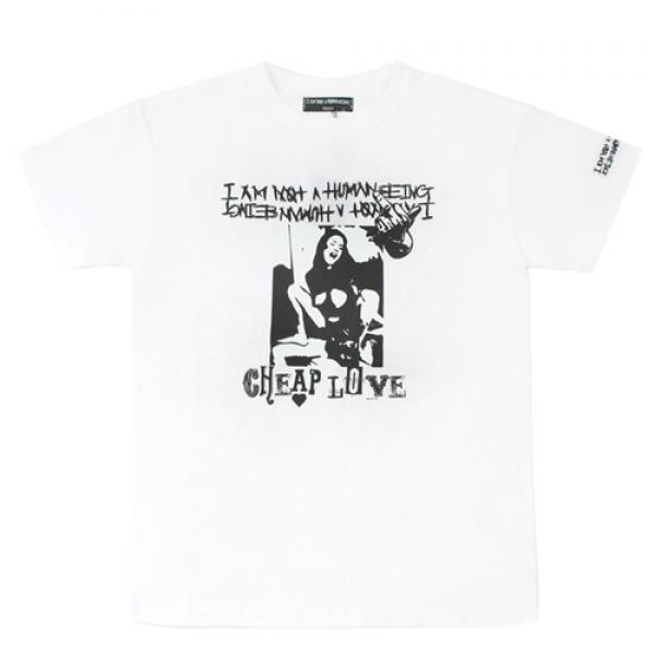 CHEAP LOVE T SHIRTS-WHT