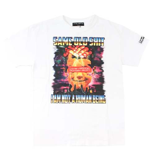 ENVIRONMENTAL DESTRUCTION T-SHIRTS - WHITE