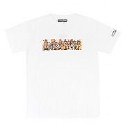 FIRE FLAME LOGO T-SHIRTS - WHITE