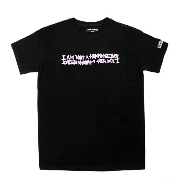 RED BASIC LOGO T-SHIRT-BLACK