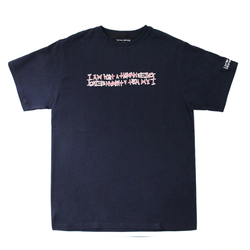 RED BASIC LOGO T-SHIRT-NAVY