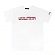 RED BASIC LOGO T-SHIRT-WHITE