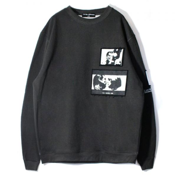 I LOVE YOU NATALIE CREWNECK - BLACK