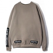PATCHED BASIC LOGO CREWNECK - MOON ROCK