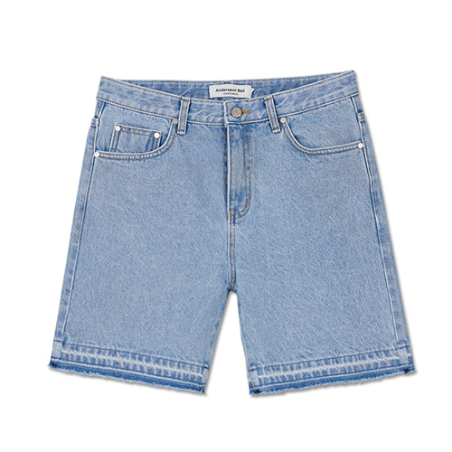 SKATEBOARDER DENIM SHORTS-BLUE