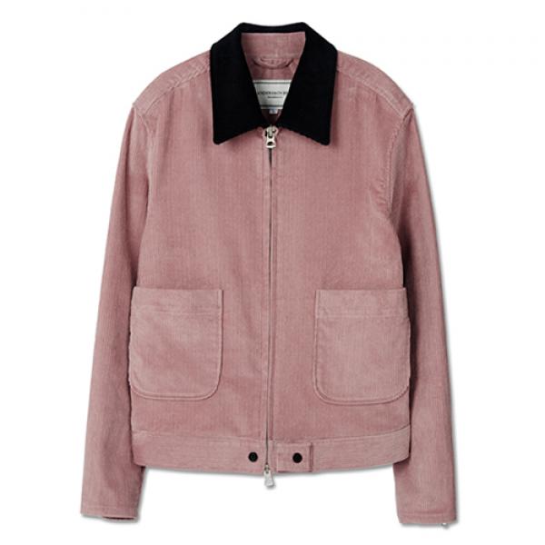 OLIVER CORDUROY ZIP JACKET-PINK