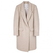 ANNA LONG COAT WOMAN-BEIGE