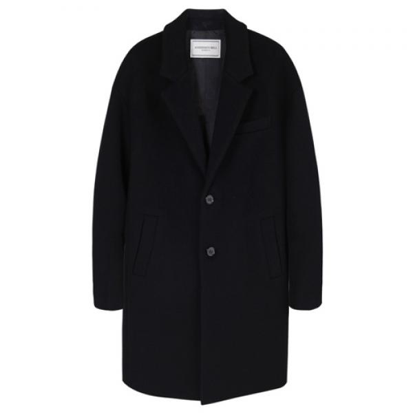 JOHANSSON OVERSIZED COAT WOMAN-BLACK