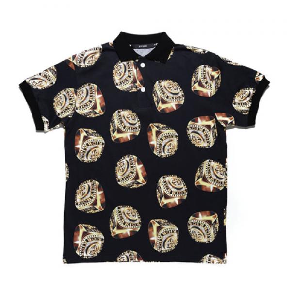 [JOYRICH] RICH CHAMPION POLO SHIRTS-BLK