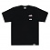 FLORAL POCKET TEE-BLACK
