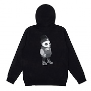 LAYGOM ZIP-UP HOODIE-BLACK