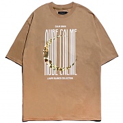 AUBE CALME SHORT SLEEVE T-SHIRT - BEIGE