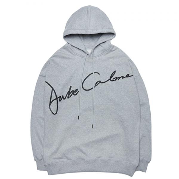 AUBE CALM HOODED SWEATSHIRT-GREY