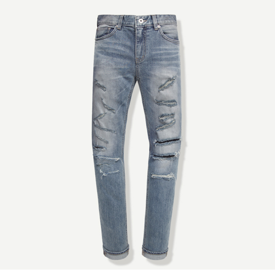 [MODIFIED] M#0901 SCRATCH DESTROYED STRETCH JEANS