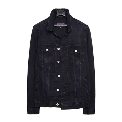 [MODIFIED] M#0452 WASHED BLACK DENIM JACKET
