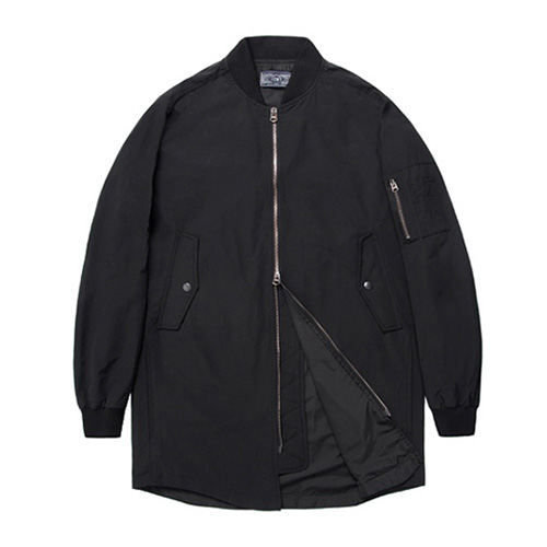 [MODIFIED] M#0537 SPRING HALF MA-1 JACKET (BLACK)