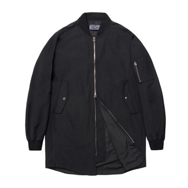 [MODIFIED] M#0537 SPRING HALF MA-1 JACKET (BLACK)