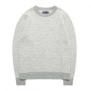 [MODIFIED] M0461 ZIGZAG WOLL KNIT SWEATER GREY