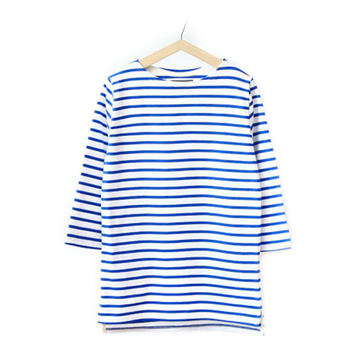 [MODIFIED] M#0156 NAVAL 3/4 SLEEVES T-SHIRT-BLUE