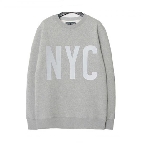 [MODIFIED] M#0470 NYC SCOTCHLITE SWEAT SHIRT_GRY